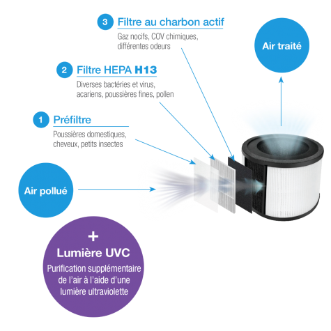 Purificateur D'Air Cyclo UV : 310C