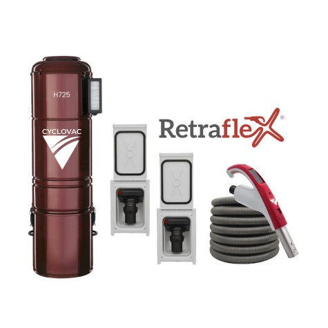 Cyclovac H725 Retraflex 30'