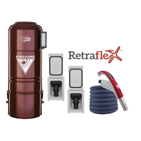 Cyclovac H725 Retraflex 30'